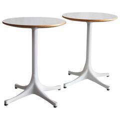 Pair of Matched Early George Nelson Swag Base Occasional Tables