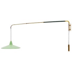 Lampe murale extensible de style Arredoluce:: Italie:: 1950