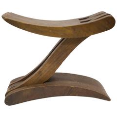 Solid Maple Z-Shaped African Headrest