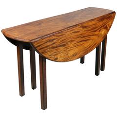 George III Mahogany Drop-Leaf Hunt Table