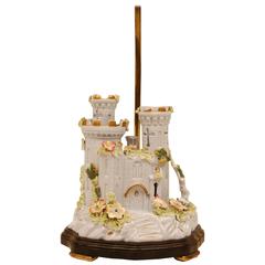 19th Century English Pastille/ Incense Burner, Model of Warwick Castle 8