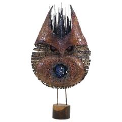 James Bearden Large, Intricate, Tabletop Owl Sculpture