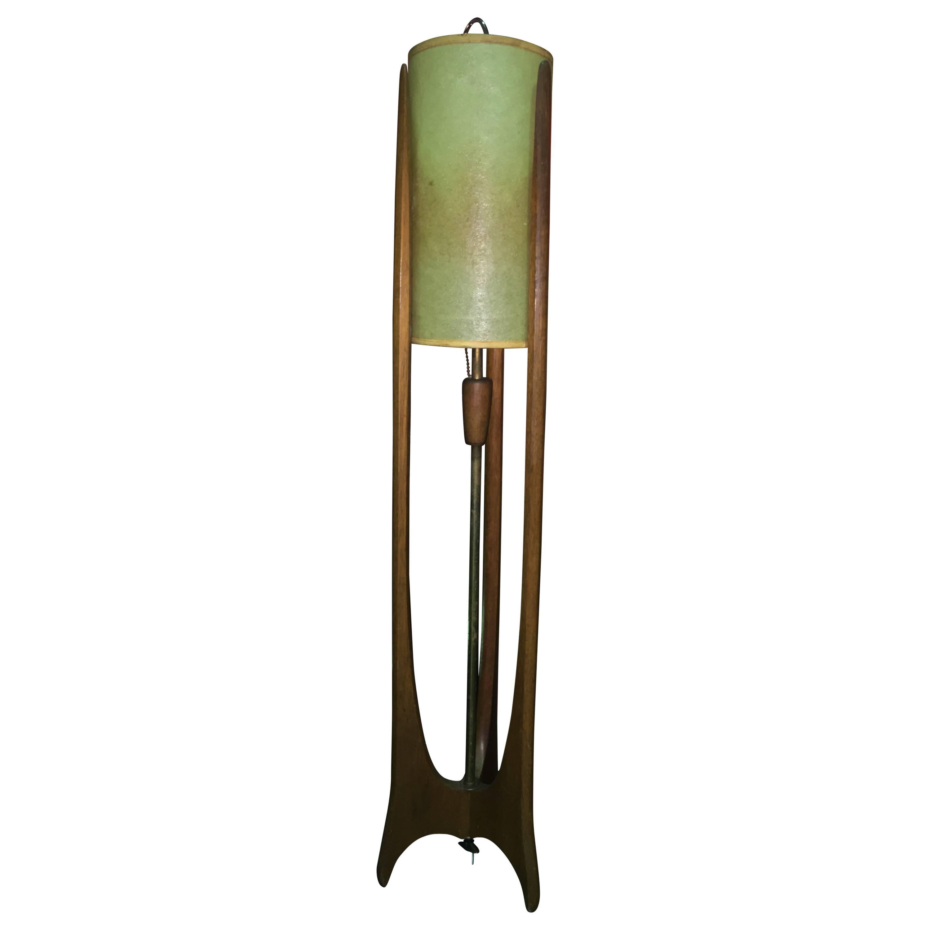 Mid-Century Modeline Danish Tall Table Lamp