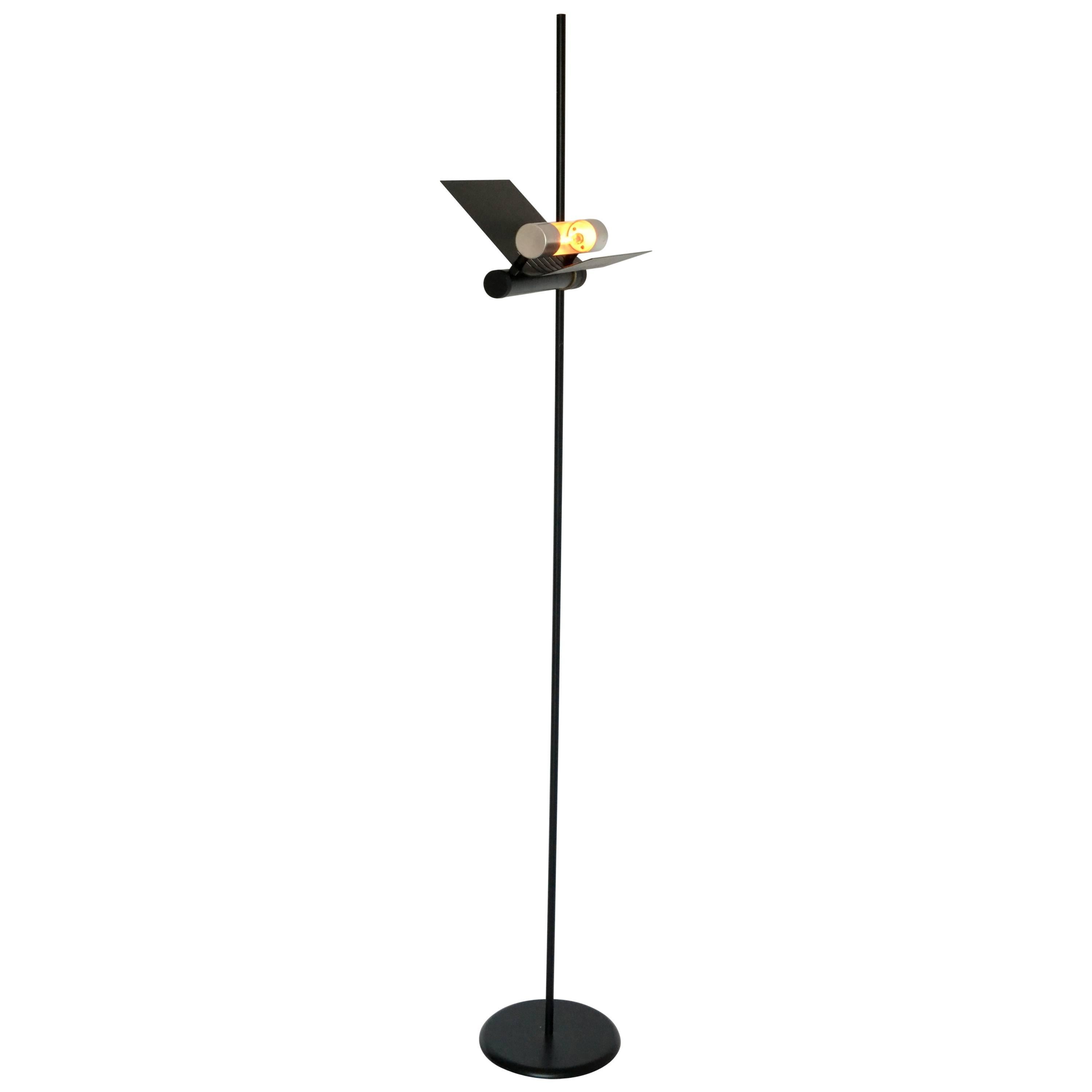 Halogen Floor Lamp in the Style of Joe Colombo, 1980s, Italia