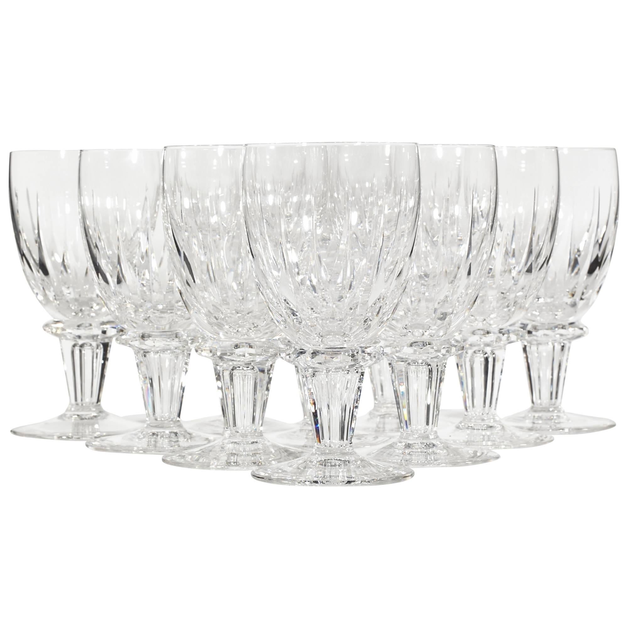 Dutch Royal Leerdam Rondo Glass Goblets, Set of Ten