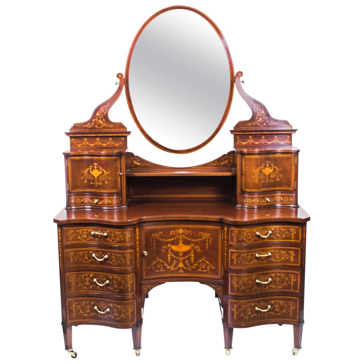 Antique Victorian Dressing Table Edwards & Roberts, circa 1880