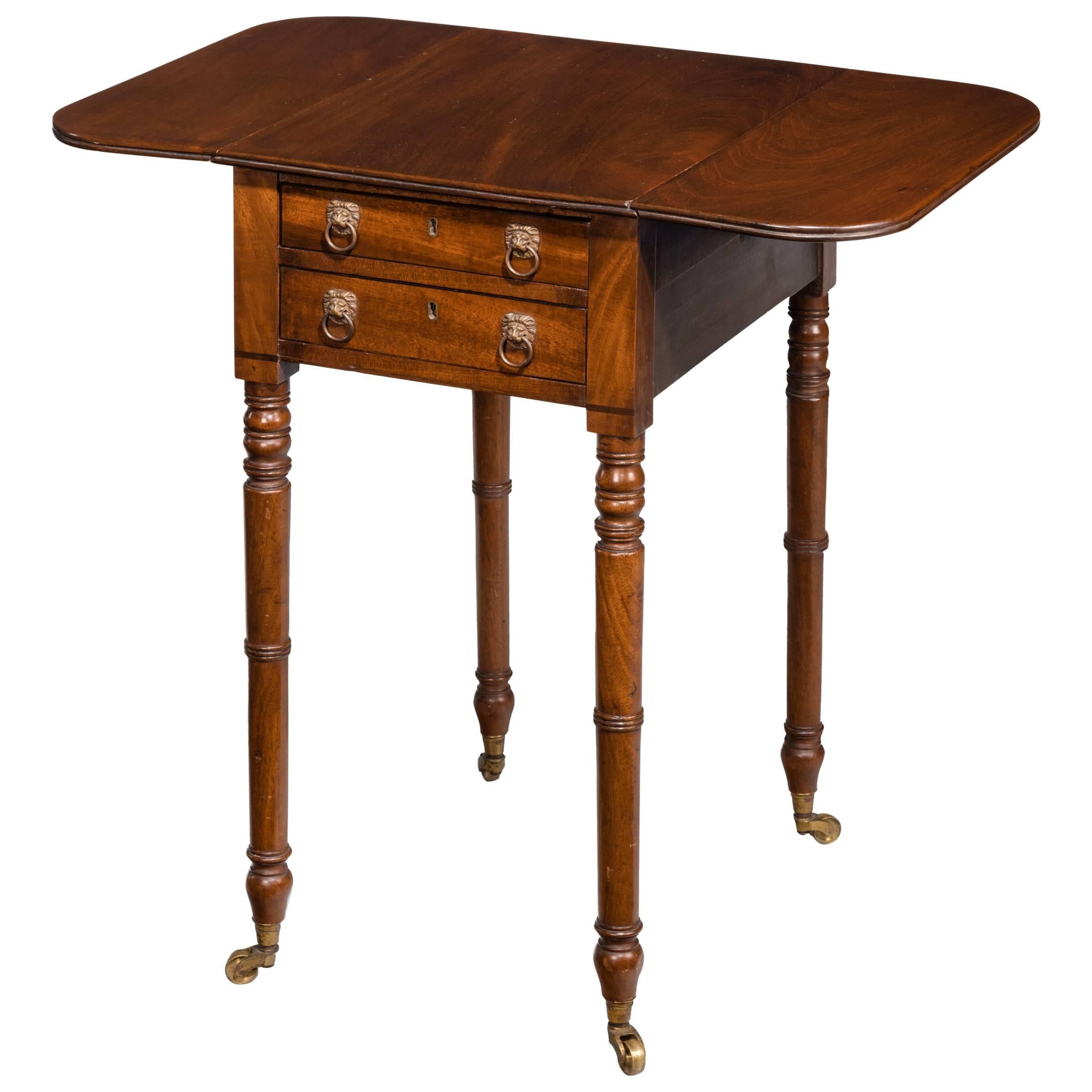 George III Period Mahogany Pembroke Table