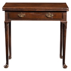 George III Period Mahogany Tea Table