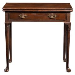 George III Period Mahogany Tea Table 7