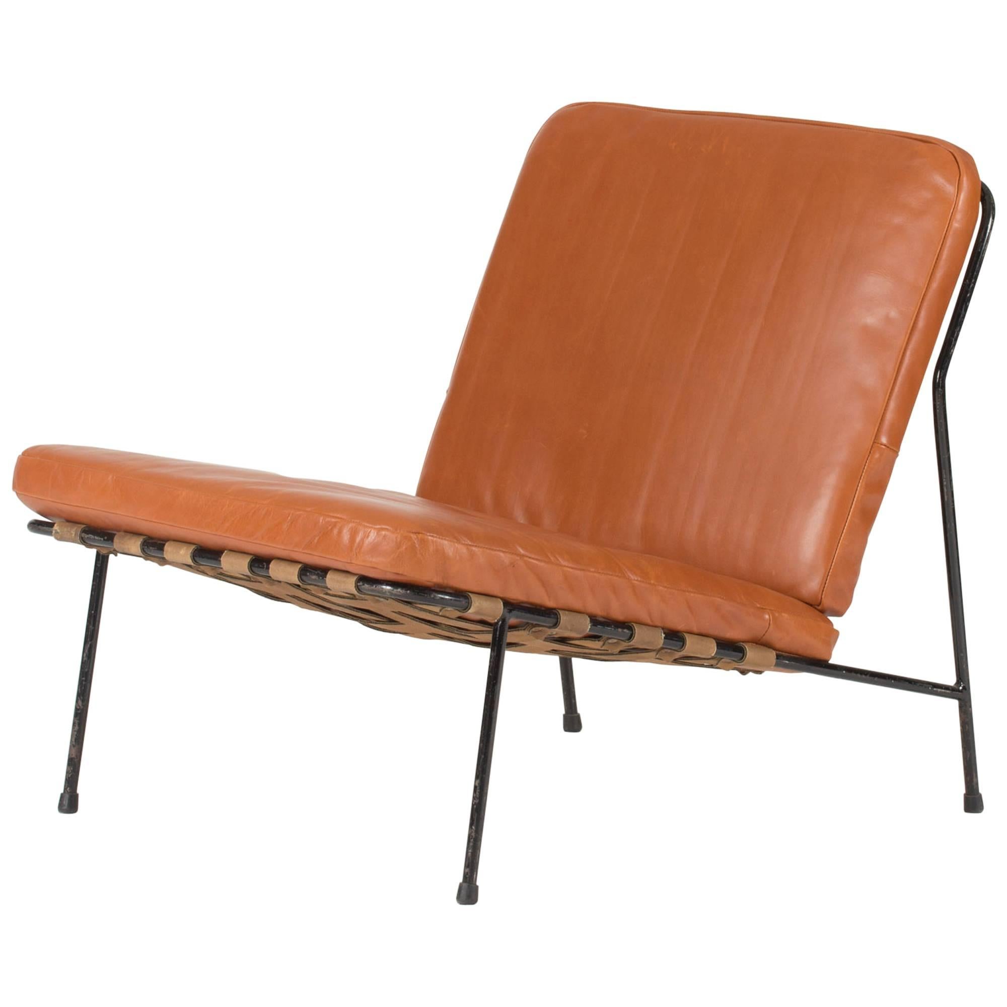Leather Lounge Chair by Alf Svensson