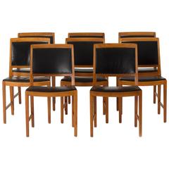 Set of Eight Dining Chairs by Bertil Fridhagen