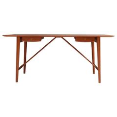 Mid-century desk in solid teak by Hvidt & Mølgaard 