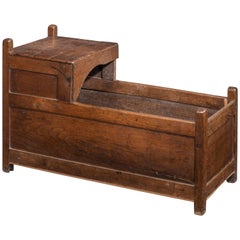 Antique Mid-18th Century Oak Crib