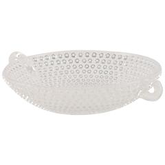 Italian Glass Bowl or Centerpiece, Mid-Century Modern 9