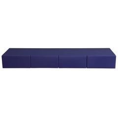 Wall-Mounted Lacquered Wood Console by Claire Bataille