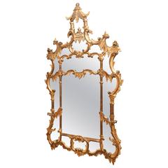 Vintage Chinoiserie Pagoda Mirror