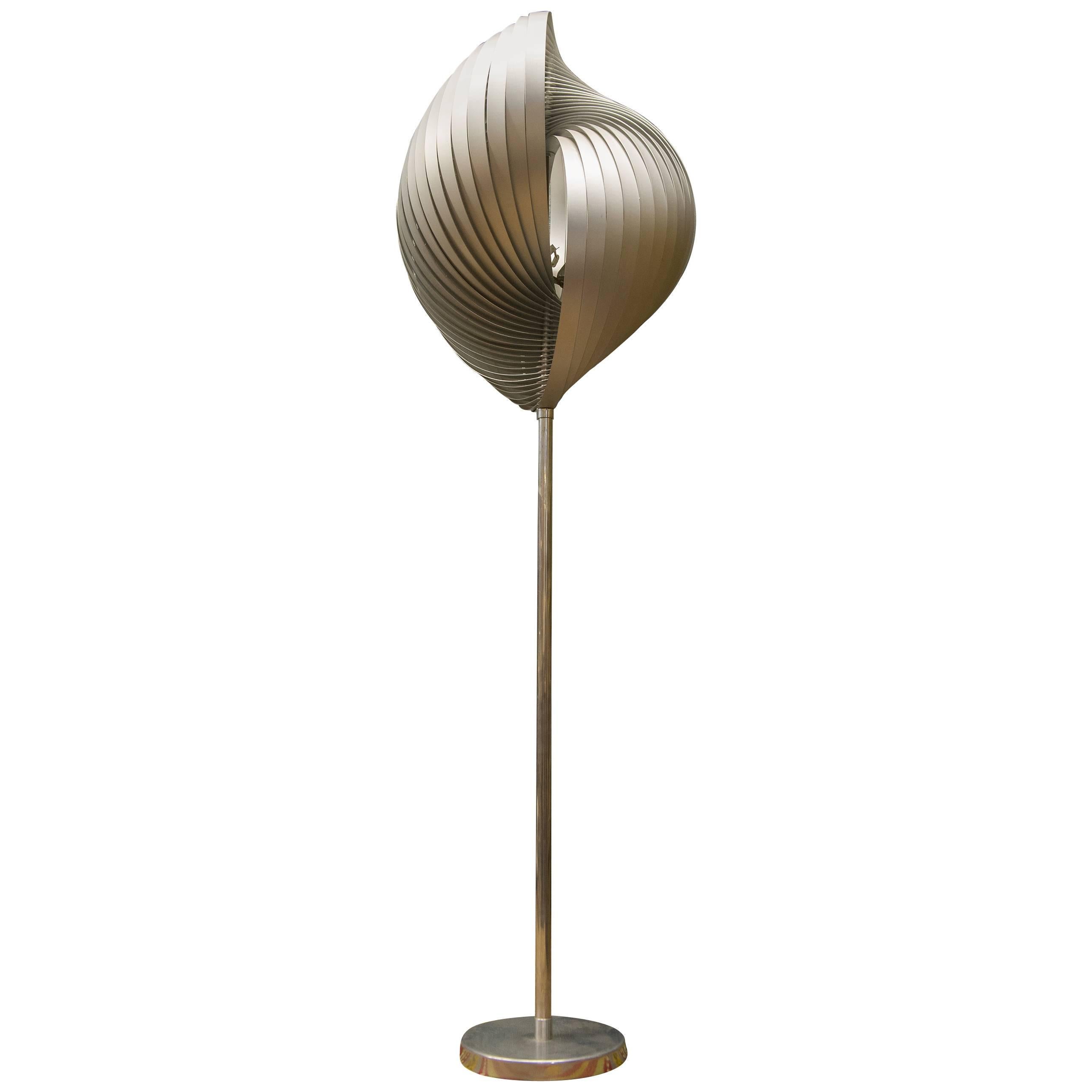 Modern Signed Floor Lamp like a Sculpture