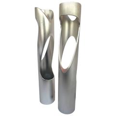 Pair of Lamps Sculpture in the style of Arredoluce, 1970s, Italy 1