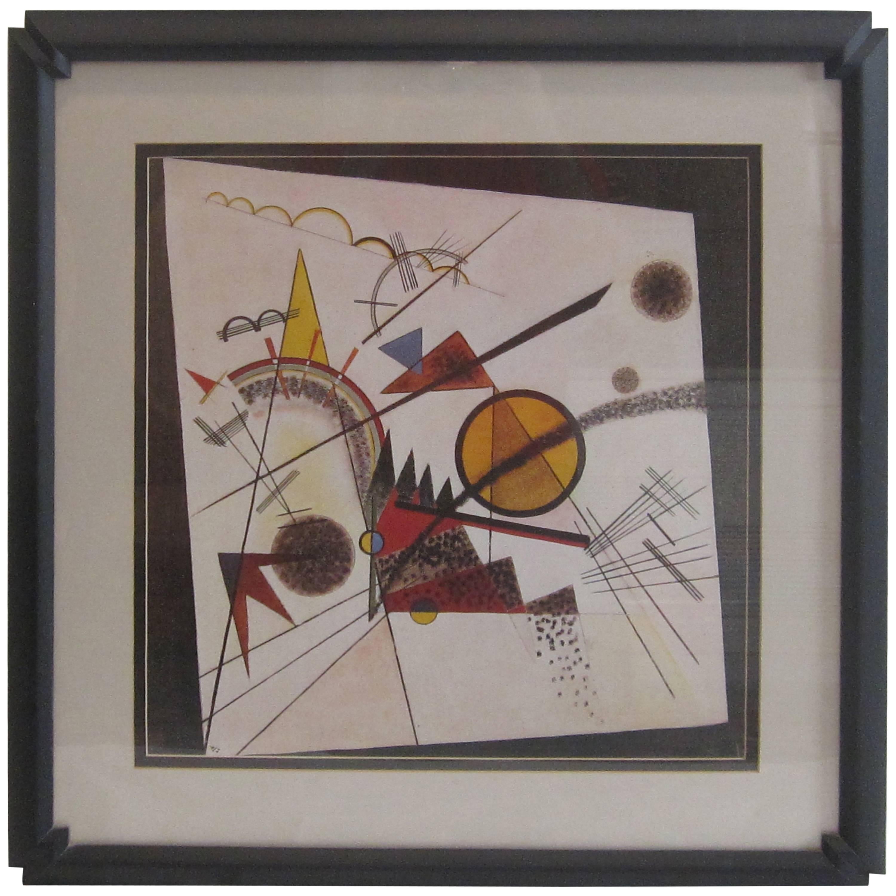 "In the Black Square" Framed Print by Wassily Kandisnky For Sale