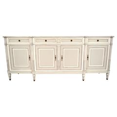 French Louis XVI-Style Painted Buffet 7