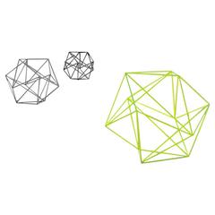 ROVER - Powder-Coated Steel Geometric Sculptural Table Object 2
