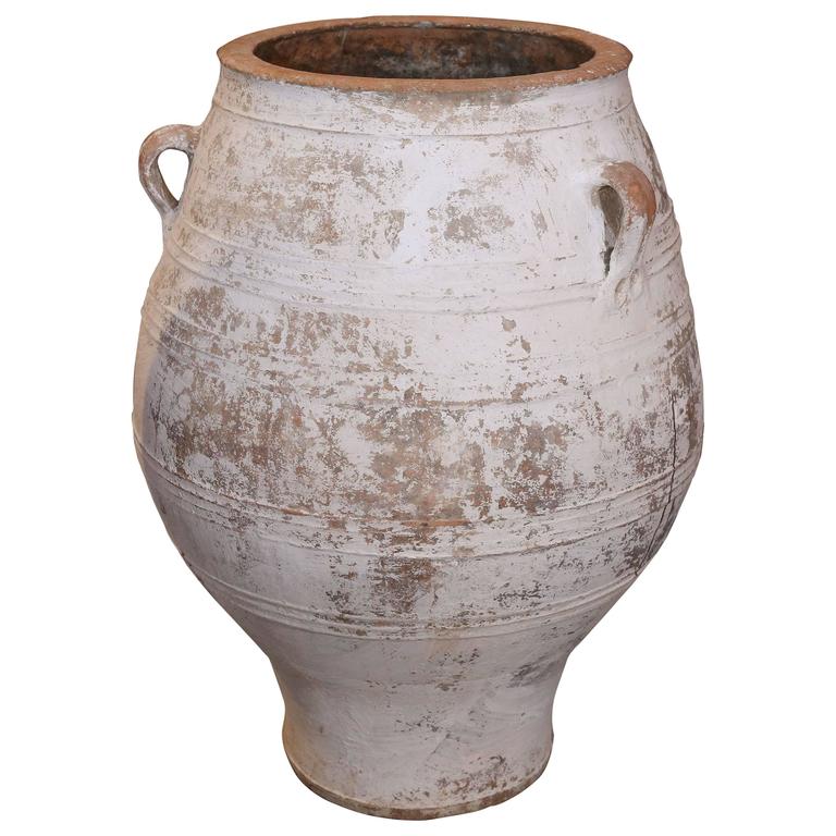 Large Terra Cotta Mediterranean Olive Jar at 1stdibs