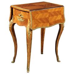 Early 20th Century French Side Table in Rosewood