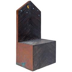 1980s Throne Chair by Lorenzini