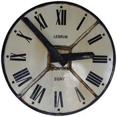 Iron Clock Face, France, circa 1940 9