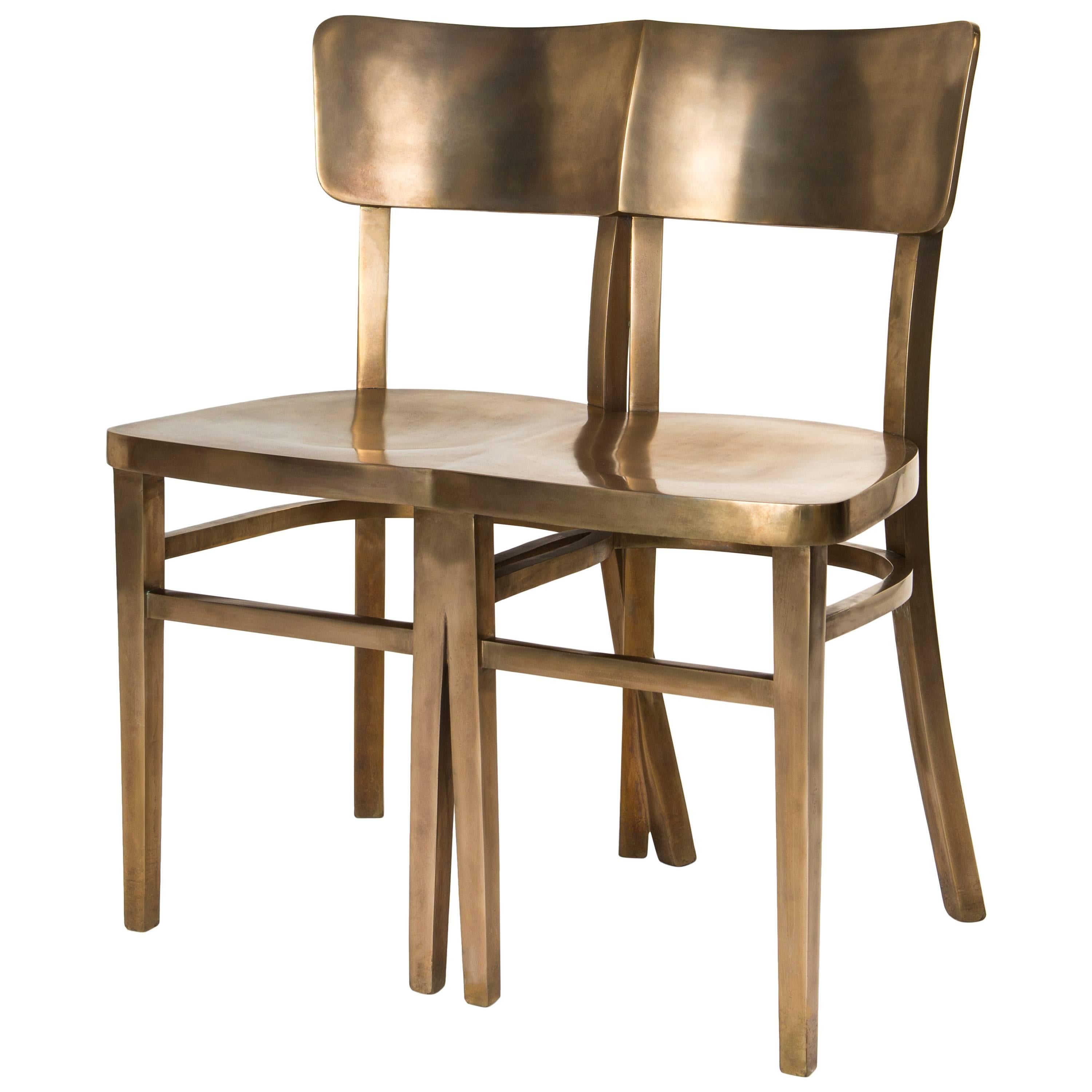 Crossed Leg Chair, Sofie Lachaert & Luc d'Hanis For Sale