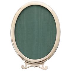 Art Nouveau Sterling Silver Oval Picture Frame 10