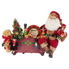 Santa Christmas Decor by Karen Didion, Contemporary from Vintage Toys