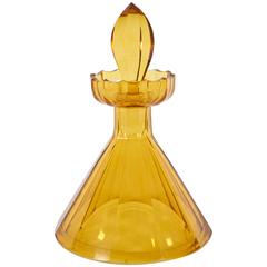 Yellow Decanter with Stopper