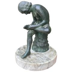 19th Century Bronze 'Spinario' Boy Pulling a Thorn from His Foot 12