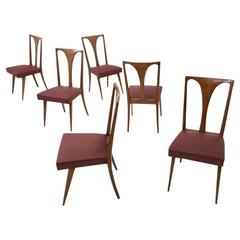 Set of Six Chairs Ascribable to Guglielmo Ulrich