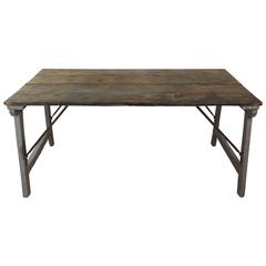 Antique Provincial Folding Table