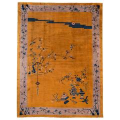 Yellow Chinese Art Deco