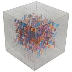 Irving Harper Paper and String Sculpture in Acrylic Box 3