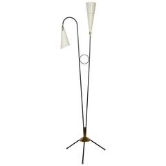 Rare Two Arms Floor Lamp 3