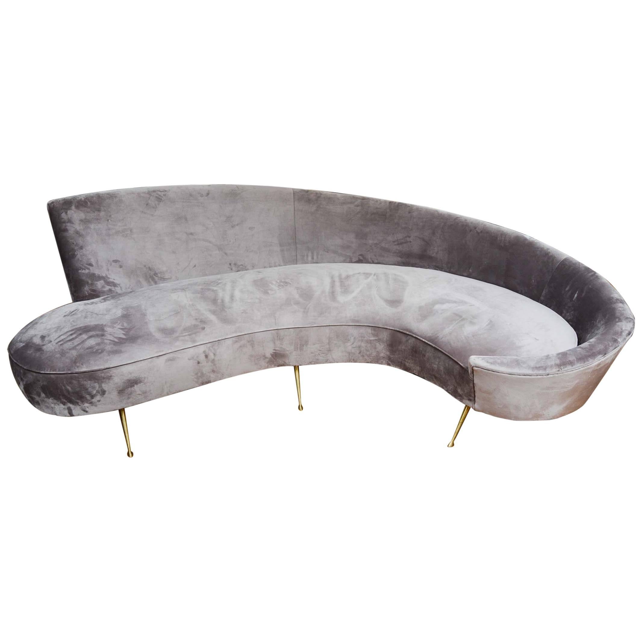 Curved Vintage Sofa