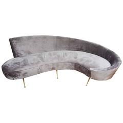 Curved Vintage Sofa