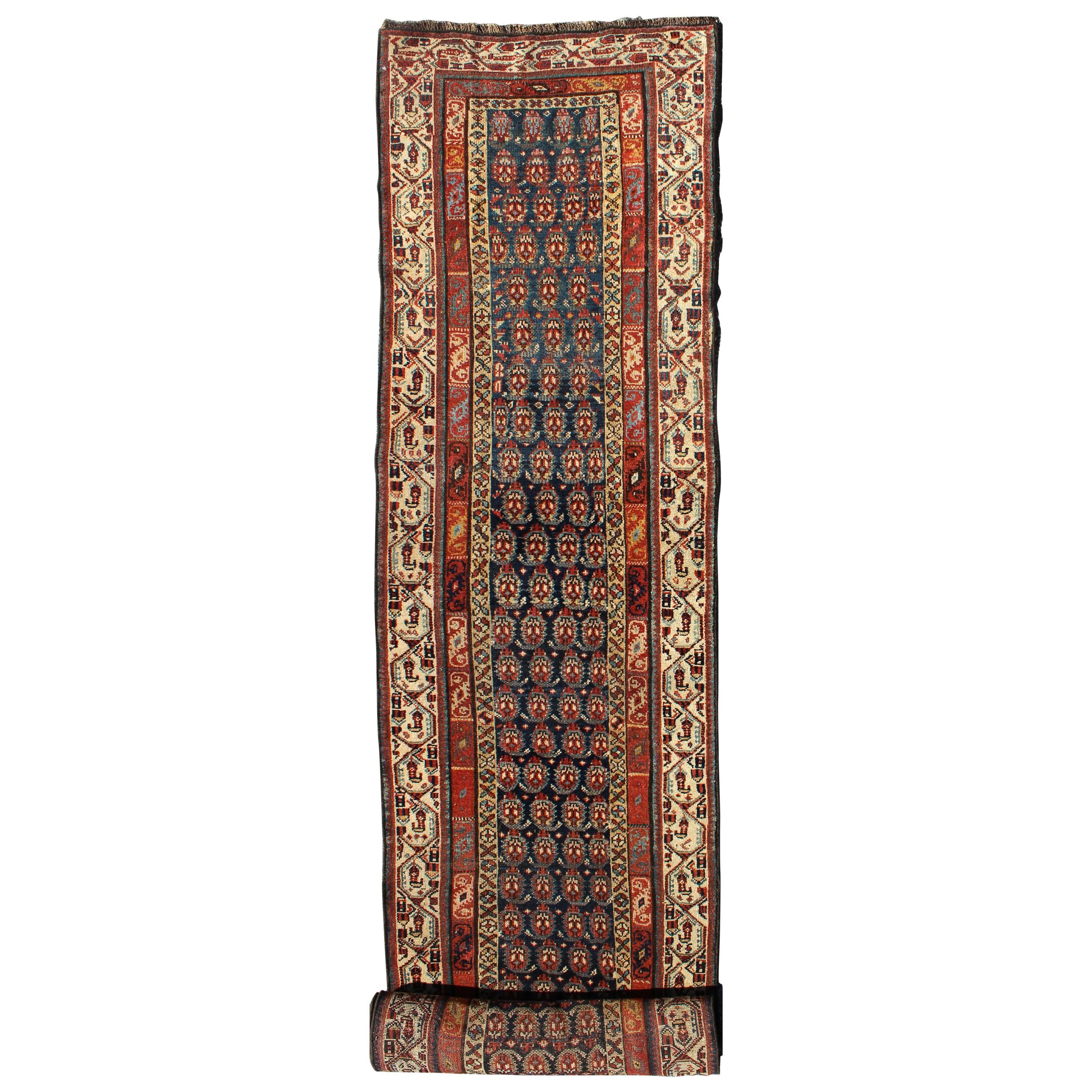 Long Antique Persian Runner For Sale
