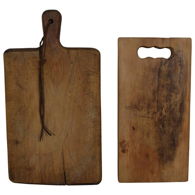 French Set of Two Cutting Boards, Early 20th Century at 1stdibs