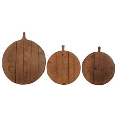 French Trio of Cutting Boards, Early 20th Century