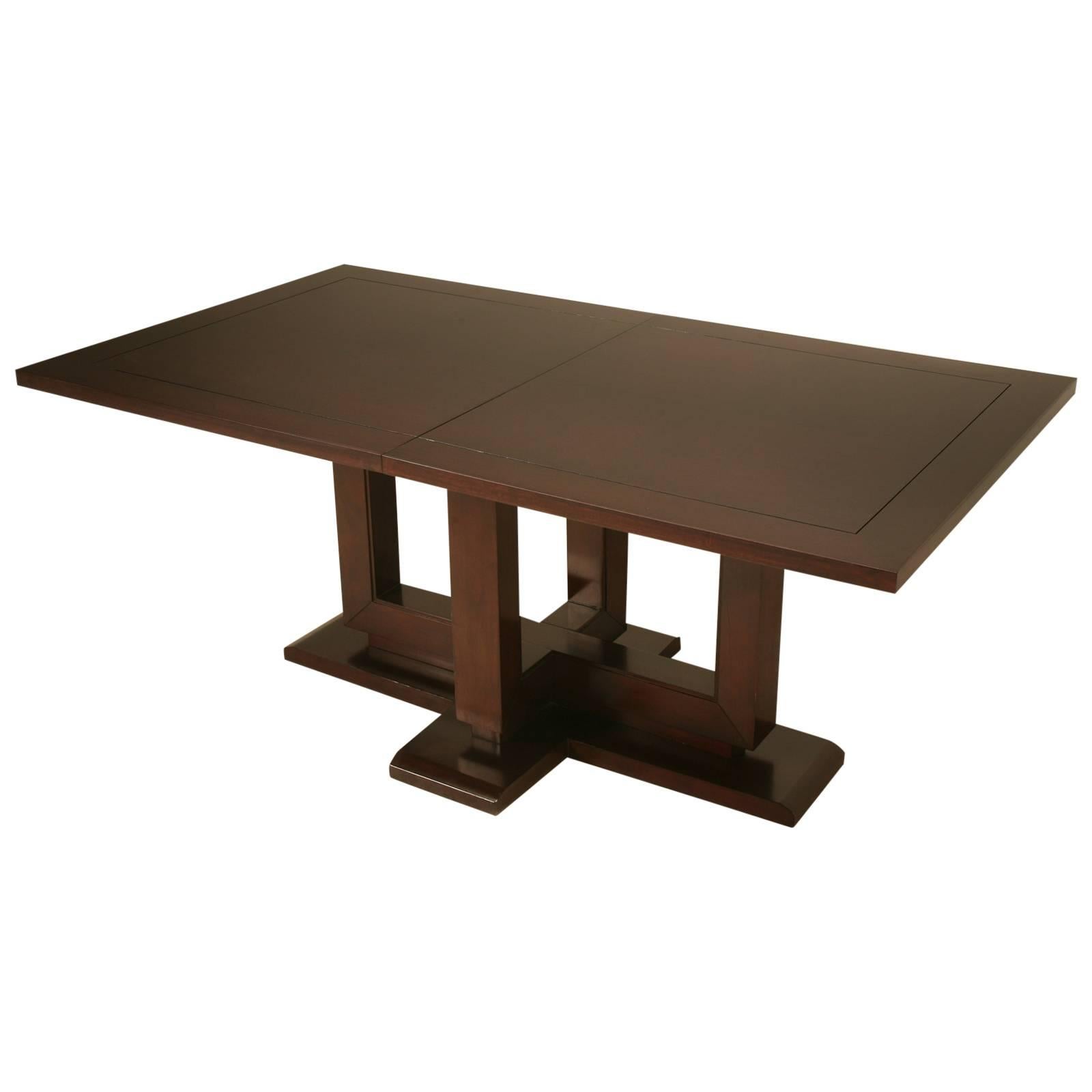 Modern Dining Table with Large Leaf