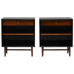 Pair of Drexel Parallel Group Nightstands