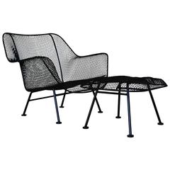 "Sculptra" Lounge Chair and Ottoman by Russell Woodard