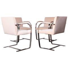 Four Brno Chairs by Mies Van der Rohe for Knoll