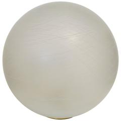 Italian Frosted Murano Glass Globe Table Lamp or Floor Lamp 8