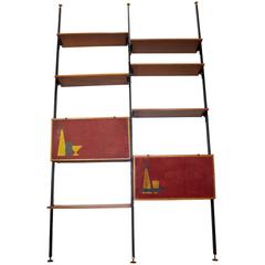 Italian Mid-Century Large Bookcase in Style of Franco Albini 6